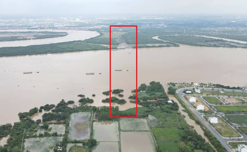Khu vực xây cầu Nhơn Trạch nối Đồng Nai với TP HCM