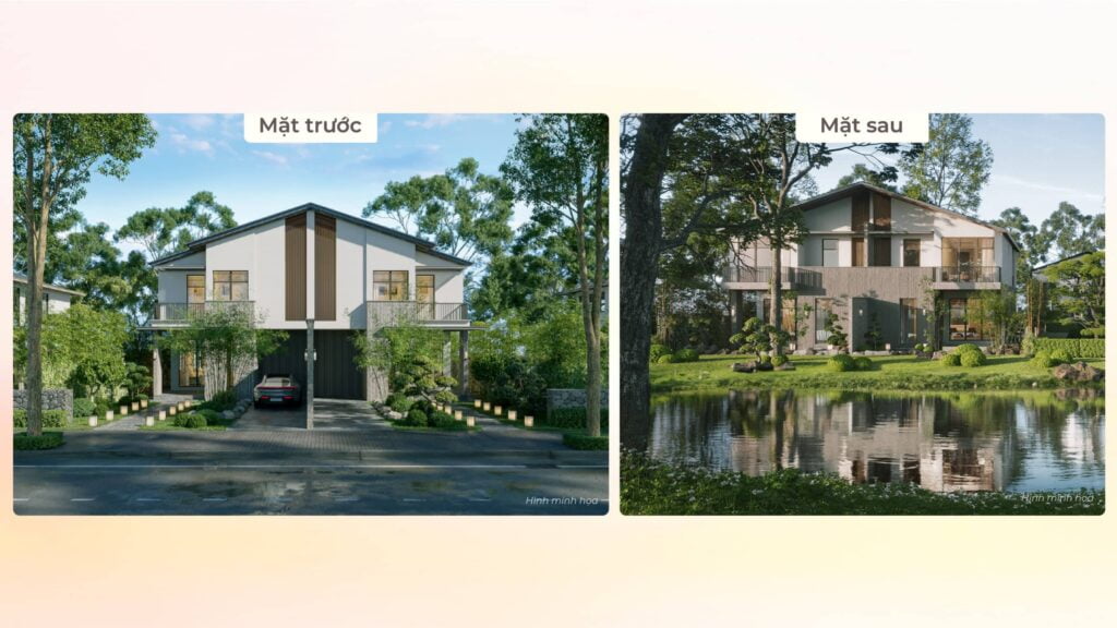 Biệt thự song lập Onsen Villas dự án Ecovillage Saigon Rriver