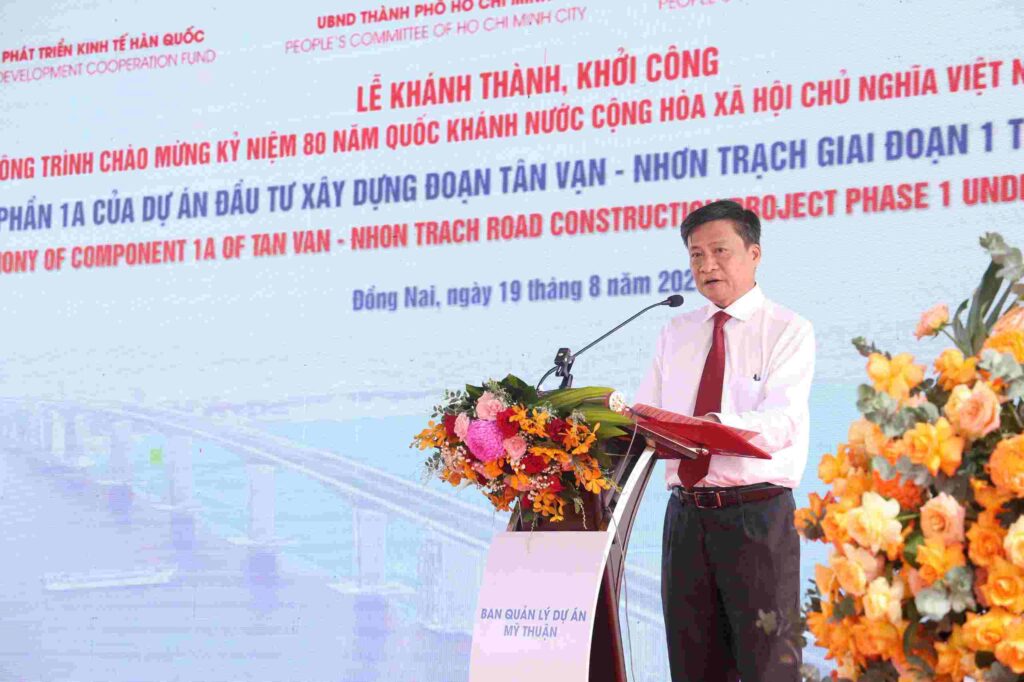 Cầu Nhơn Trạch thuộc tuyến Vành đai 3 TPHCM kết nối TPHCM - Đồng Nai chính thức thông xe ngày 19.8