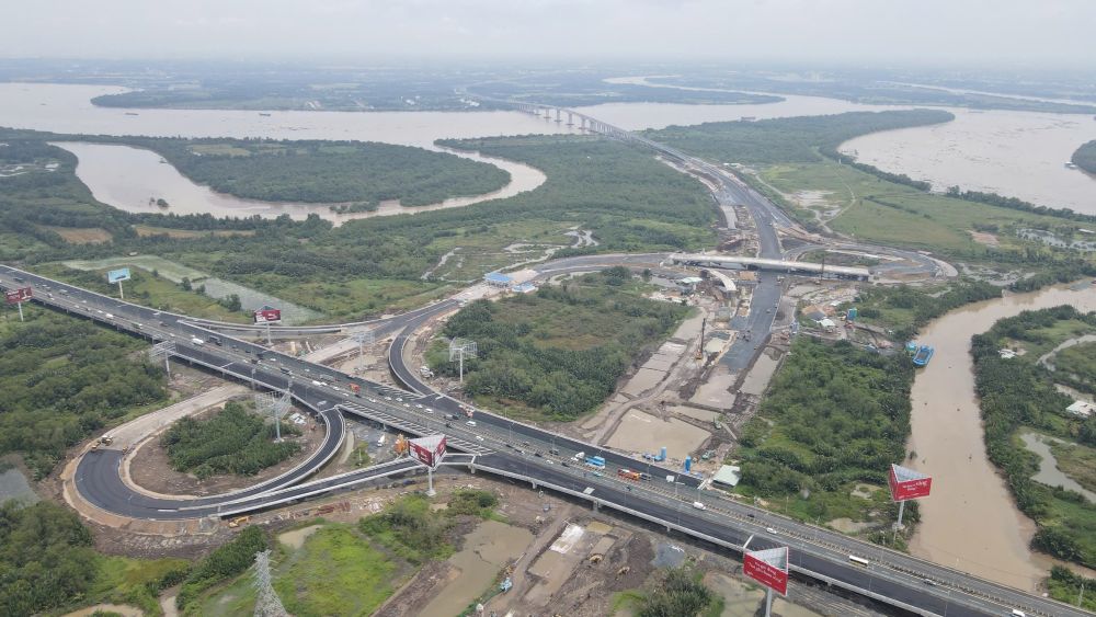 Cầu Nhơn Trạch thuộc tuyến Vành đai 3 TPHCM kết nối TPHCM - Đồng Nai chính thức thông xe ngày 19.8