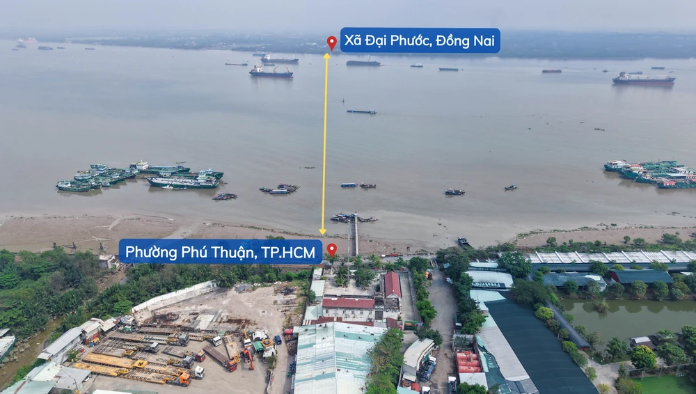 ảnh thực tế vị trí xây cầu phú mỹ 2