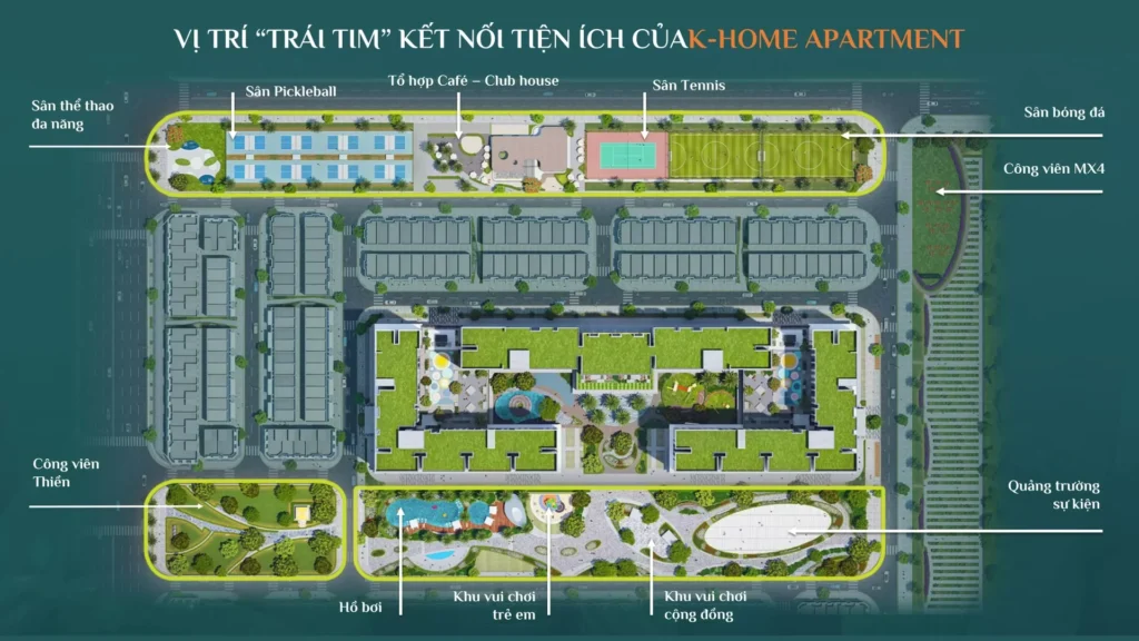 Tiện ích noxh khome avenue nhơn trạch