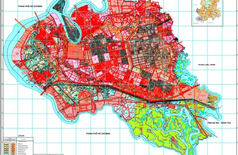 Bản đồ quy hoạch sử dụng đất huyện Nhơn Trạch tỉnh Đồng Nai đến năm 2030 tỷ lệ 1/25000 file PDF