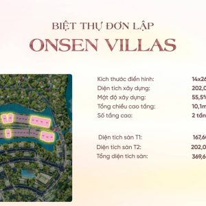 Biệt thự đơn lập Onsen Villas dự án Ecovillage Saigon Rriver