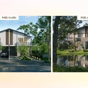 Biệt thự song lập Onsen Villas dự án Ecovillage Saigon Rriver