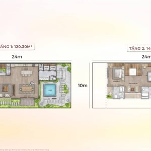 Biệt thự song lập Onsen Villas dự án Ecovillage Saigon Rriver