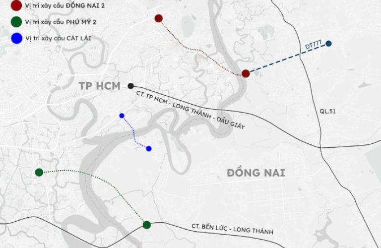 Đồng Nai đề xuất phương án xây thêm 3 cây cầu kết nối với TP HCM