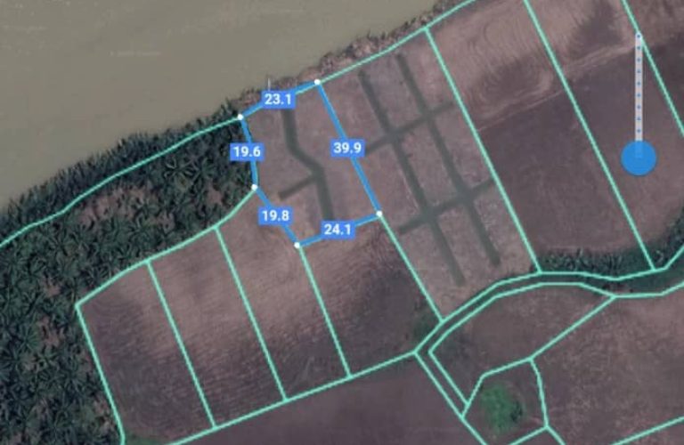 Phú Đông, 1.000m2 đất LUC mặt tiền sông Ông Mai (PD41/471)
