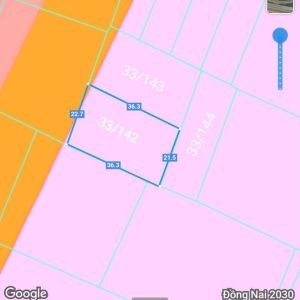 Phú Đông, 2.194m2 đất CLN đường Hùng Vương 3/ QH full ONT (PD33/142+143+144)