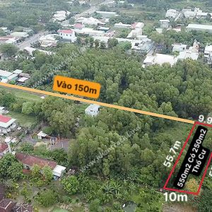 Phú Đông, 550m2 đất ONT+CLN 1/ đường Trần Văn Trà (PD38/6)
