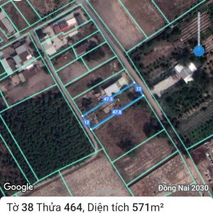 Phú Thạnh, 571m2 đất CLN quy hoạch full ONT 2 mặt tiền đường Vành Đai 3
