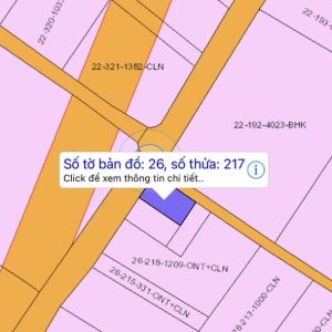 Phước An, 214m2 đất CLN có 65m2 thổ 3