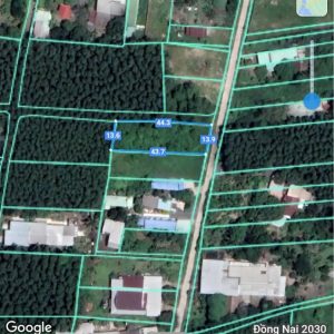 Phước An, 612m2 đất CLN có 100m2 ONT đường Hùng Vương 1/ (PA77/77)