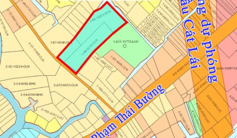 Phước Khánh, 23.177m2 đất CLN 1 sẹc đường Phạm Thái Bường