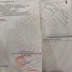 Phước Khánh, 725m2 đất CLN+LUC 1/ đường Phạm Thái Bường (PK2/128)