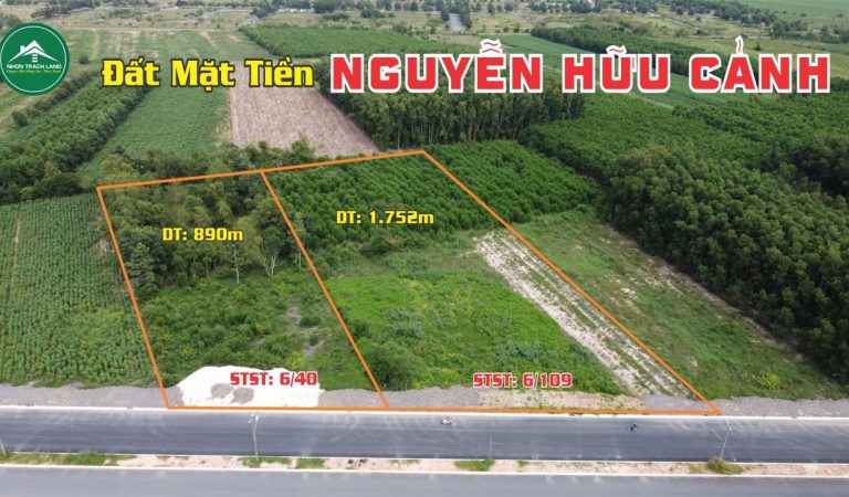 Vĩnh Thanh, 1752m2 đất CLN quy hoạch ODT mặt tiền đường Nguyễn Hữu Cảnh
