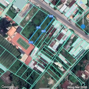 Vĩnh Thanh, 628m2 đất CLN có 150m2 ONT mặt tiền đường Hùng Vương (VT10/141)