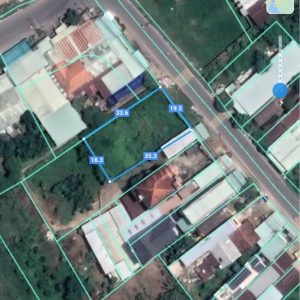 Vĩnh Thanh, 646m2 đất CLN có 300m2 ONT mặt tiền đường Hùng Vương (VT1/175)