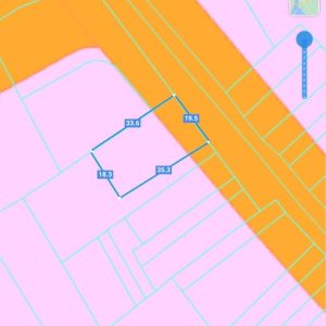 Vĩnh Thanh, 646m2 đất CLN có 300m2 ONT mặt tiền đường Hùng Vương (VT1/175)